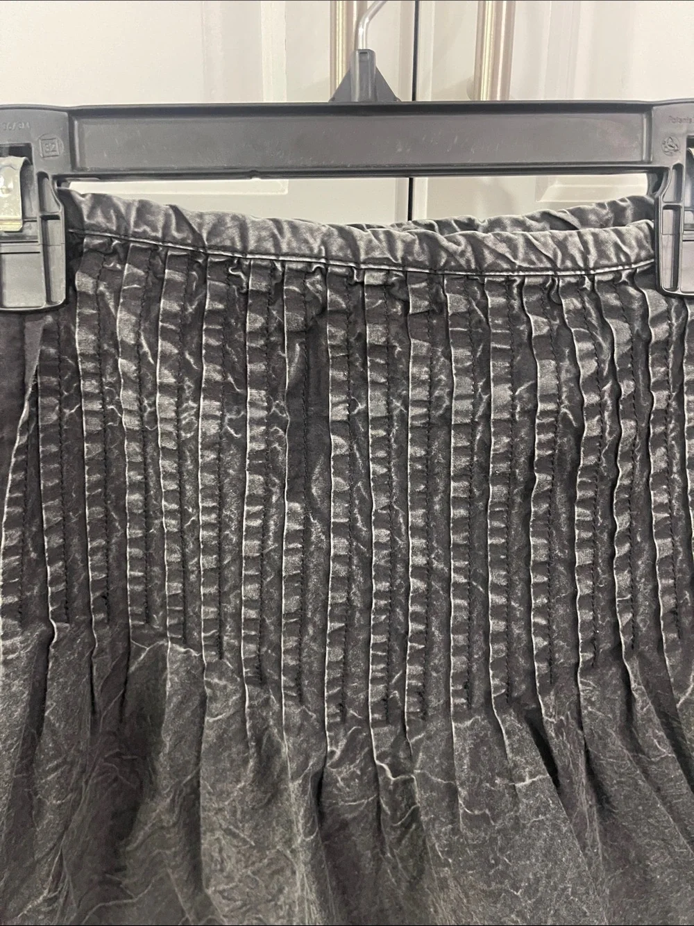 Free People  Black Smocked Waist A-Line Skirt size 4